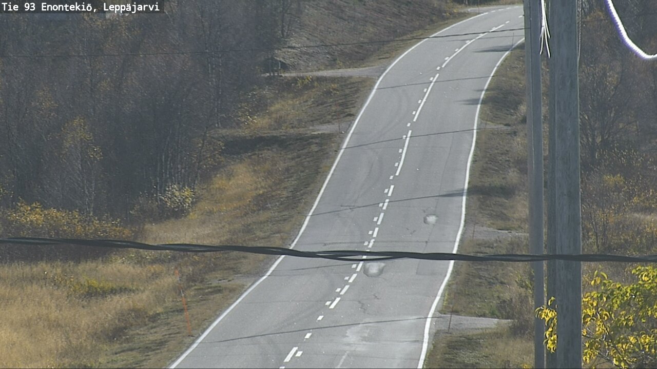 Weather Camera Image Road 93 Enontekiö, Leppäjärvi, Enontekiö, Lappi