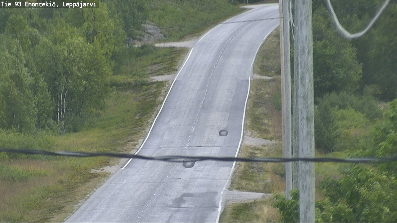 Weather Camera Image Road 93 Enontekiö, Leppäjärvi, Enontekiö, Lappi