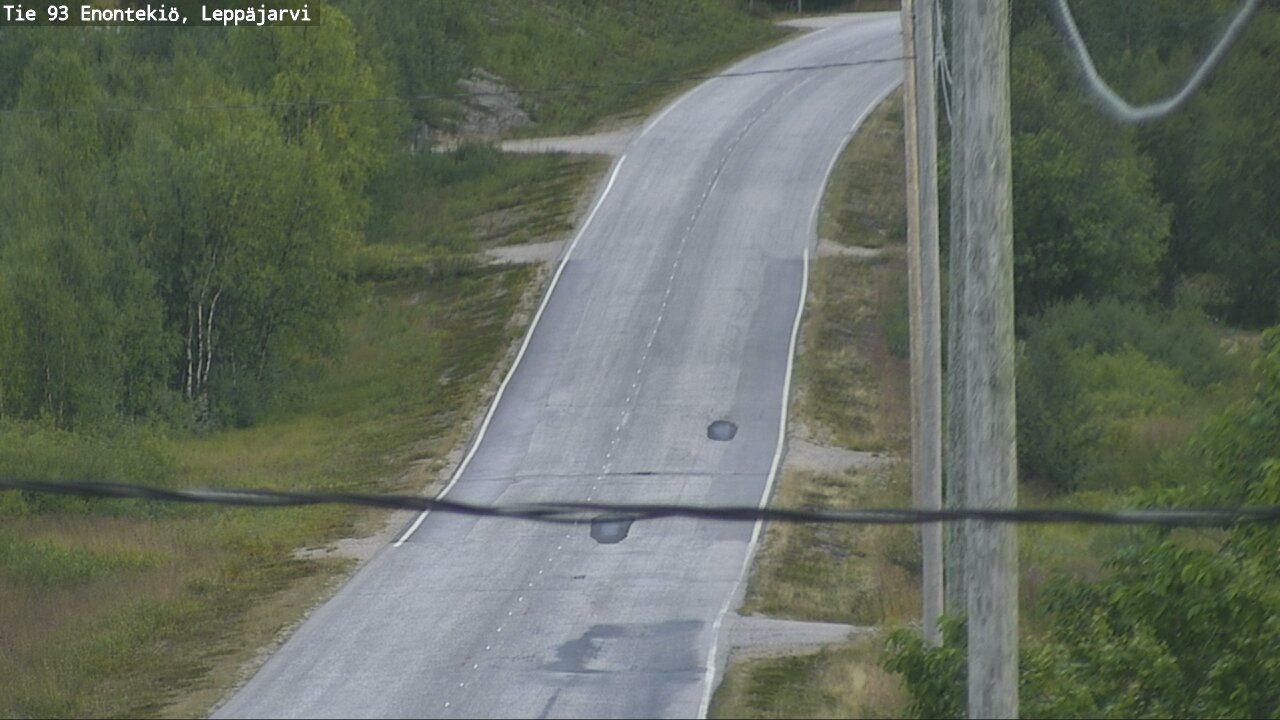 Weather Camera Image Road 93 Enontekiö, Leppäjärvi, Enontekiö, Lappi