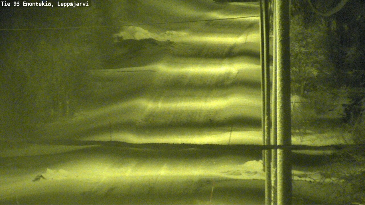 Weather Camera Image Väg 93 Enontekis, Leppäjärvi, Enontekiö, Lappi