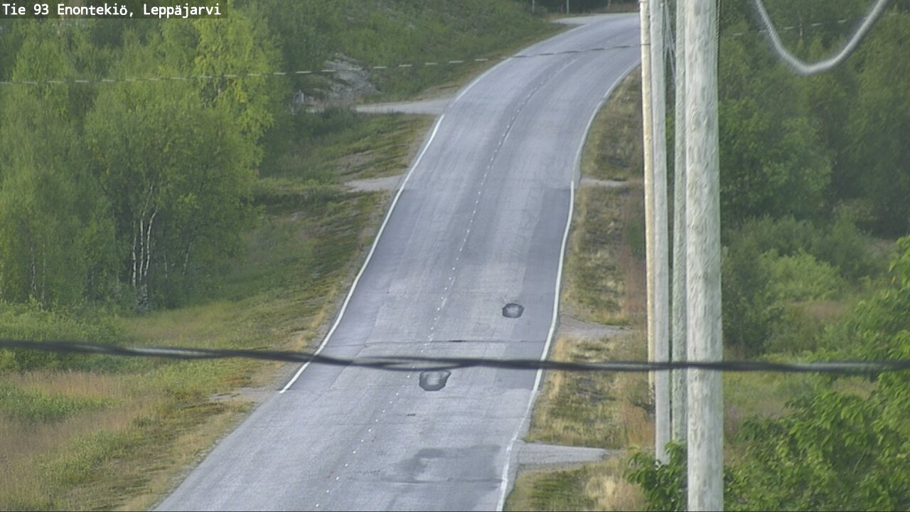 Weather Camera Image Road 93 Enontekiö, Leppäjärvi, Enontekiö, Lappi