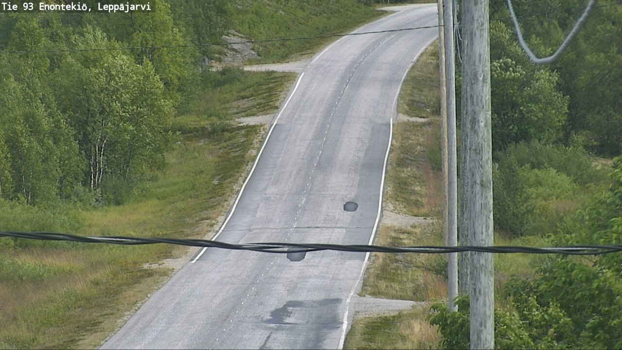 Weather Camera Image Road 93 Enontekiö, Leppäjärvi, Enontekiö, Lappi