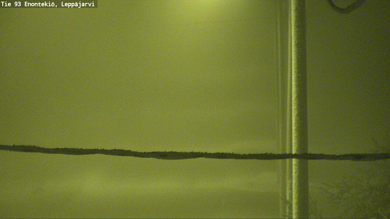 Weather Camera Image Väg 93 Enontekis, Leppäjärvi, Enontekiö, Lappi