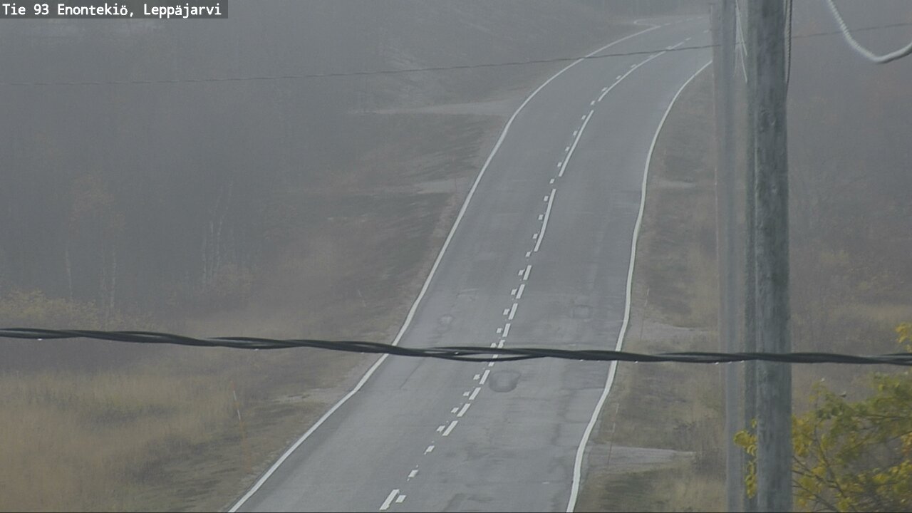 Weather Camera Image Road 93 Enontekiö, Leppäjärvi, Enontekiö, Lappi