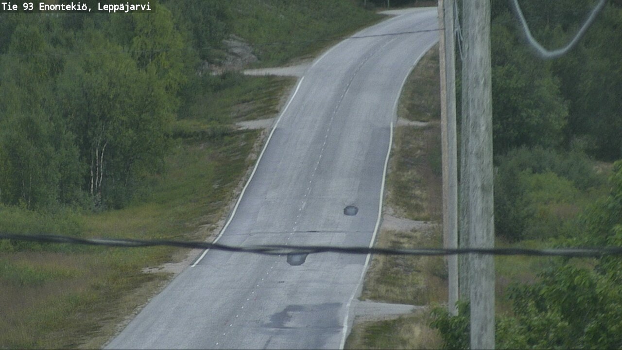 Weather Camera Image Road 93 Enontekiö, Leppäjärvi, Enontekiö, Lappi