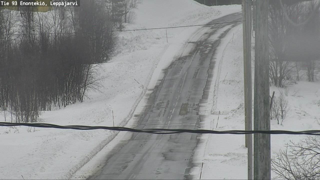 Weather Camera Image Road 93 Enontekiö, Leppäjärvi, Enontekiö, Lappi