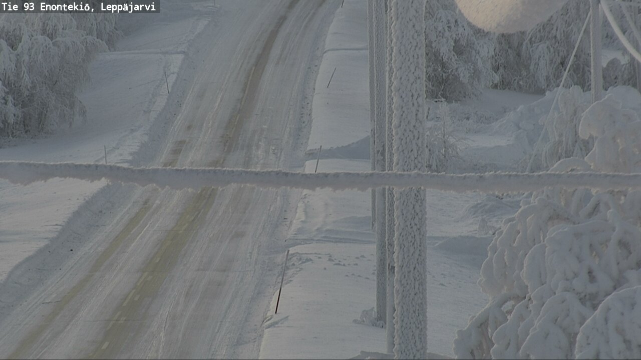 Kelikamerat Kuva Tie 93 Enontekiö, Leppäjärvi, Enontekiö, Lappi