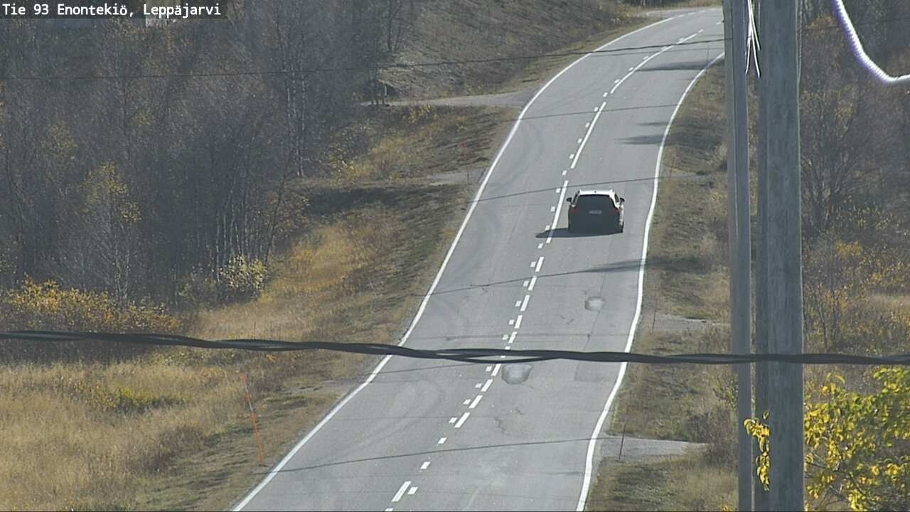 Weather Camera Image Road 93 Enontekiö, Leppäjärvi, Enontekiö, Lappi