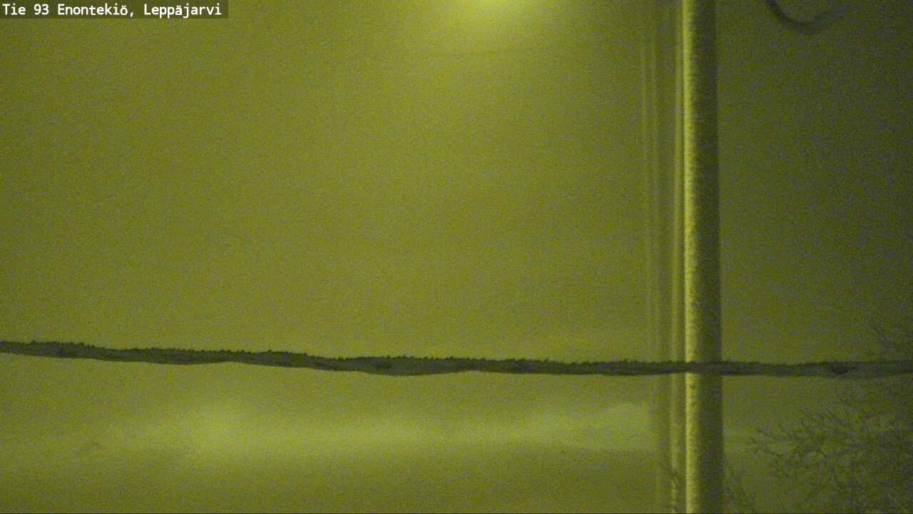 Weather Camera Image Väg 93 Enontekis, Leppäjärvi, Enontekiö, Lappi