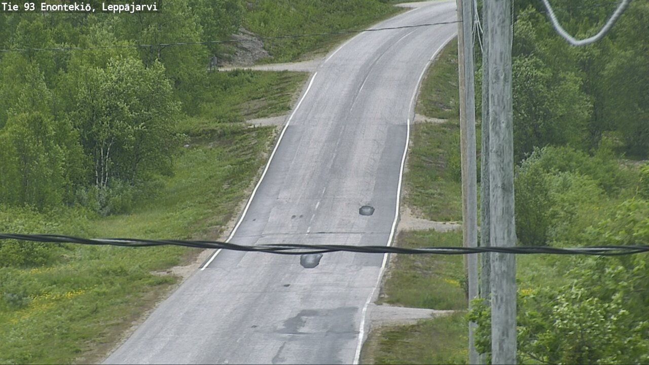 Weather Camera Image Road 93 Enontekiö, Leppäjärvi, Enontekiö, Lappi