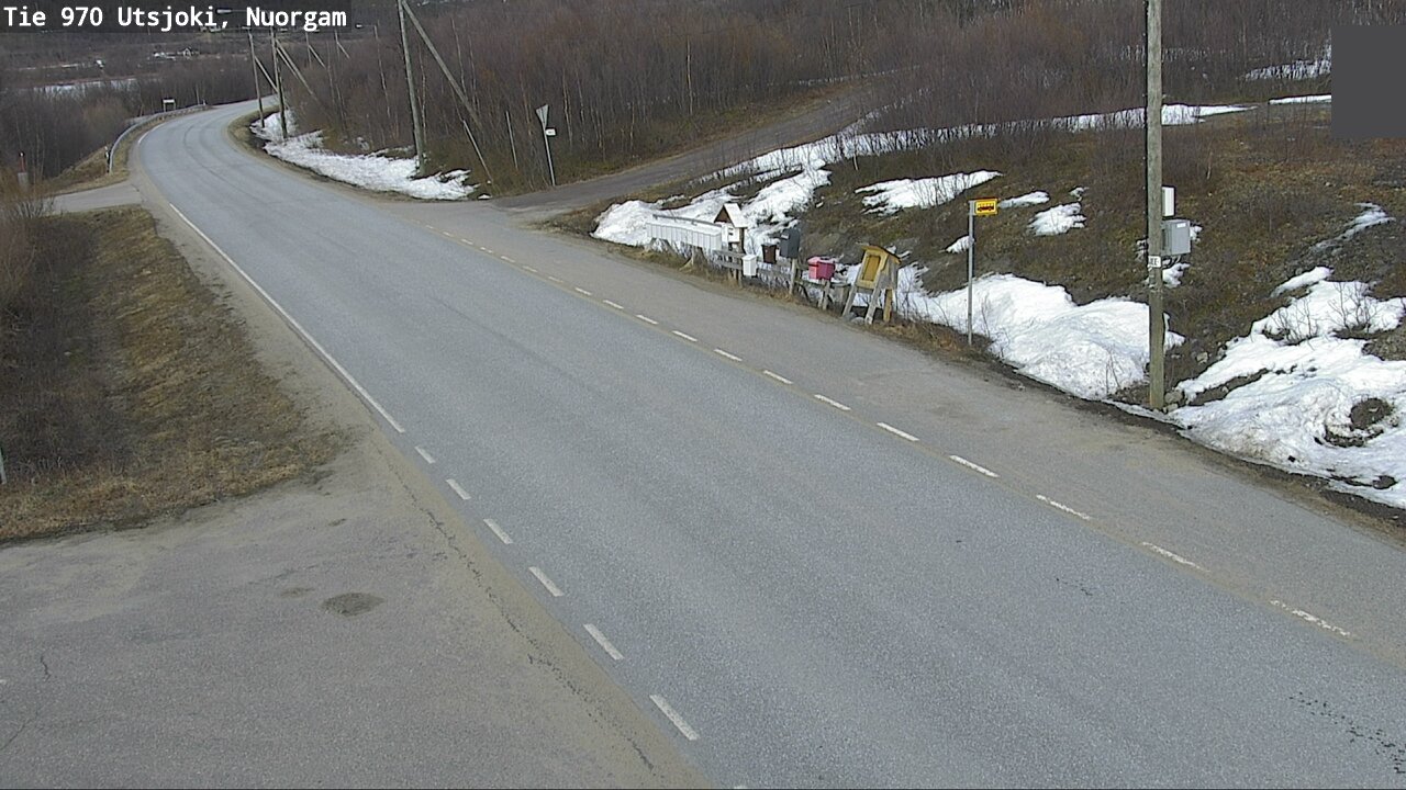 Weather Camera Image Väg 970 Utsjoki, Nuorgam, Utsjoki, Lappi