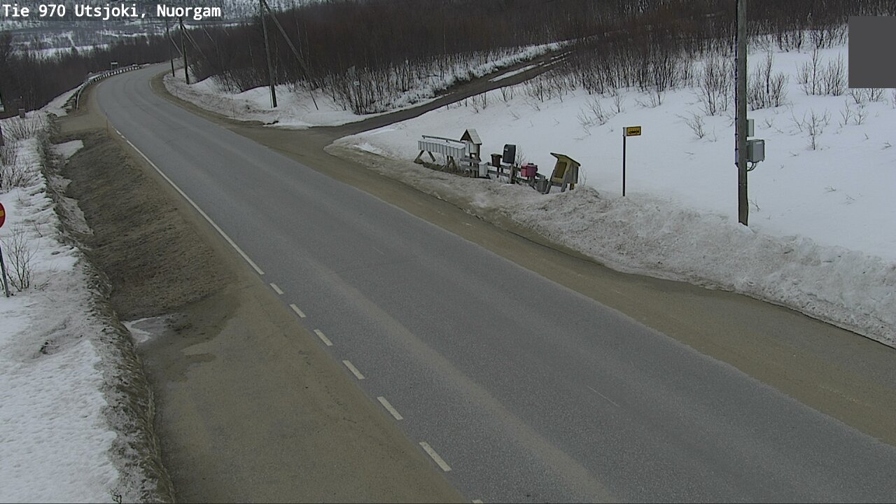 Weather Camera Image Väg 970 Utsjoki, Nuorgam, Utsjoki, Lappi