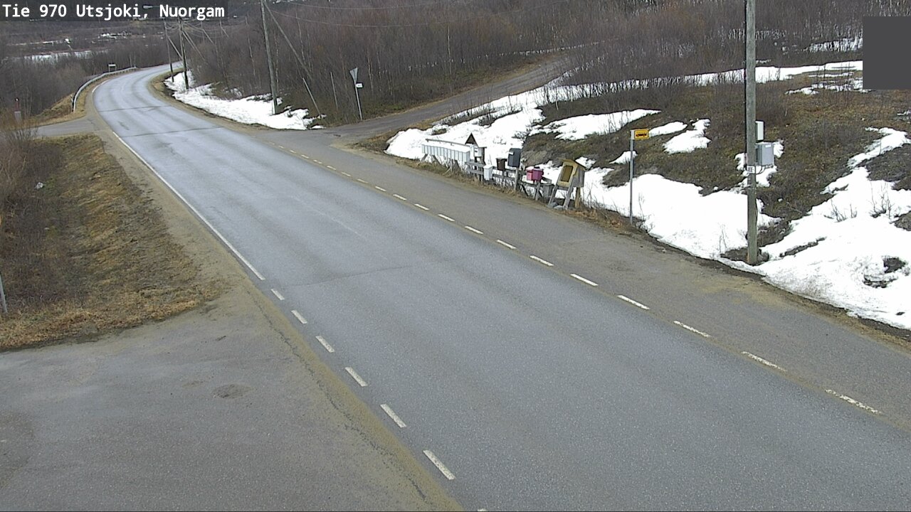 Weather Camera Image Väg 970 Utsjoki, Nuorgam, Utsjoki, Lappi