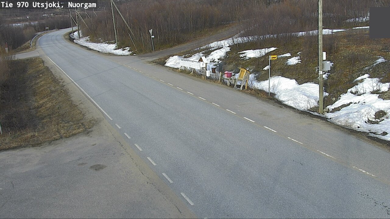 Weather Camera Image Väg 970 Utsjoki, Nuorgam, Utsjoki, Lappi