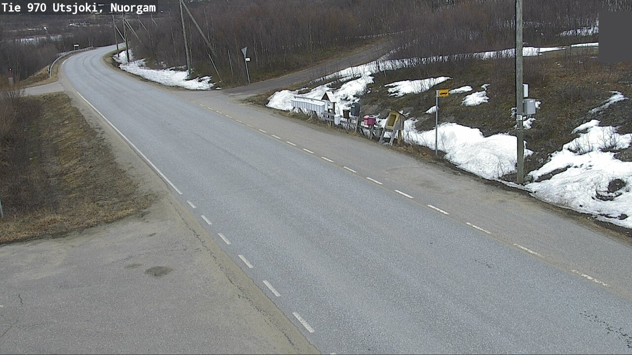 Weather Camera Image Väg 970 Utsjoki, Nuorgam, Utsjoki, Lappi