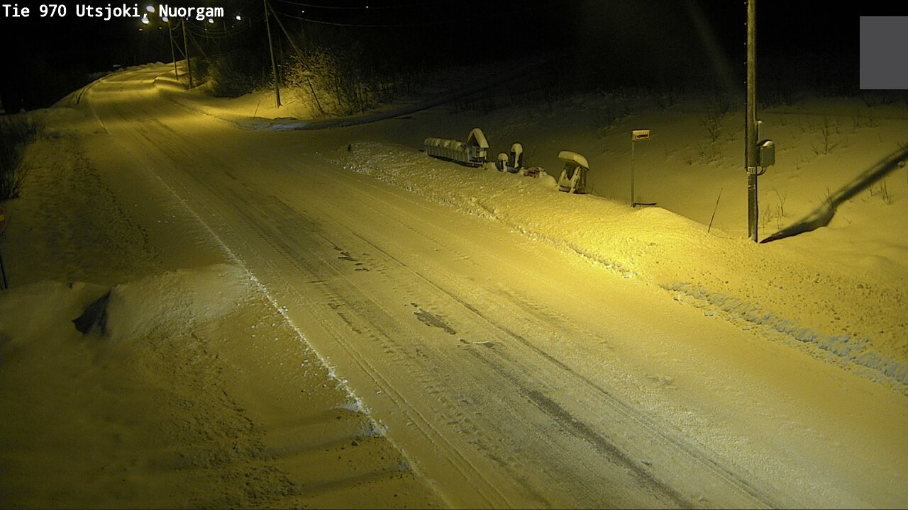 Weather Camera Image Väg 970 Utsjoki, Nuorgam, Utsjoki, Lappi