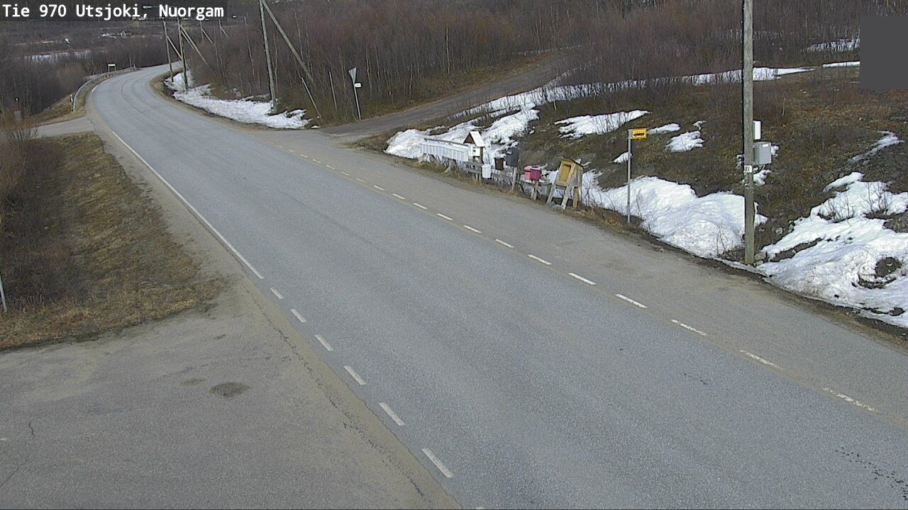 Weather Camera Image Väg 970 Utsjoki, Nuorgam, Utsjoki, Lappi