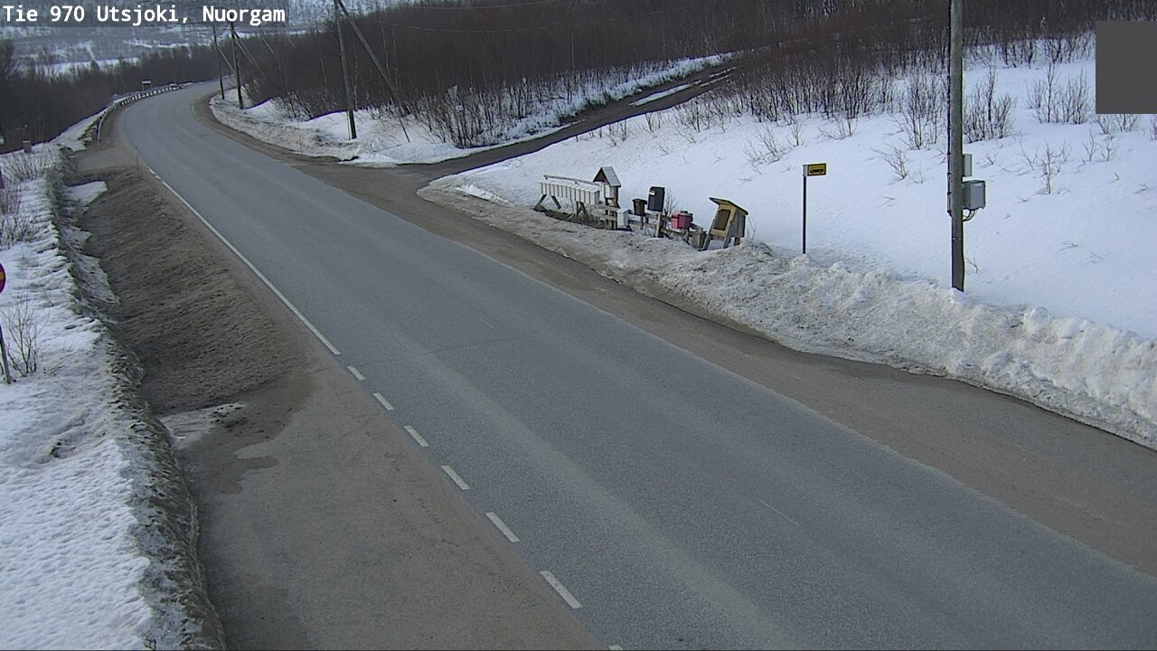 Weather Camera Image Väg 970 Utsjoki, Nuorgam, Utsjoki, Lappi