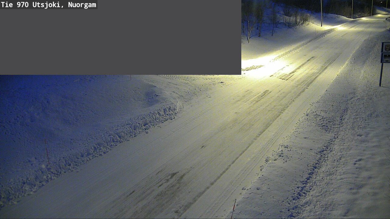 Weather Camera Image Väg 970 Utsjoki, Nuorgam, Utsjoki, Lappi