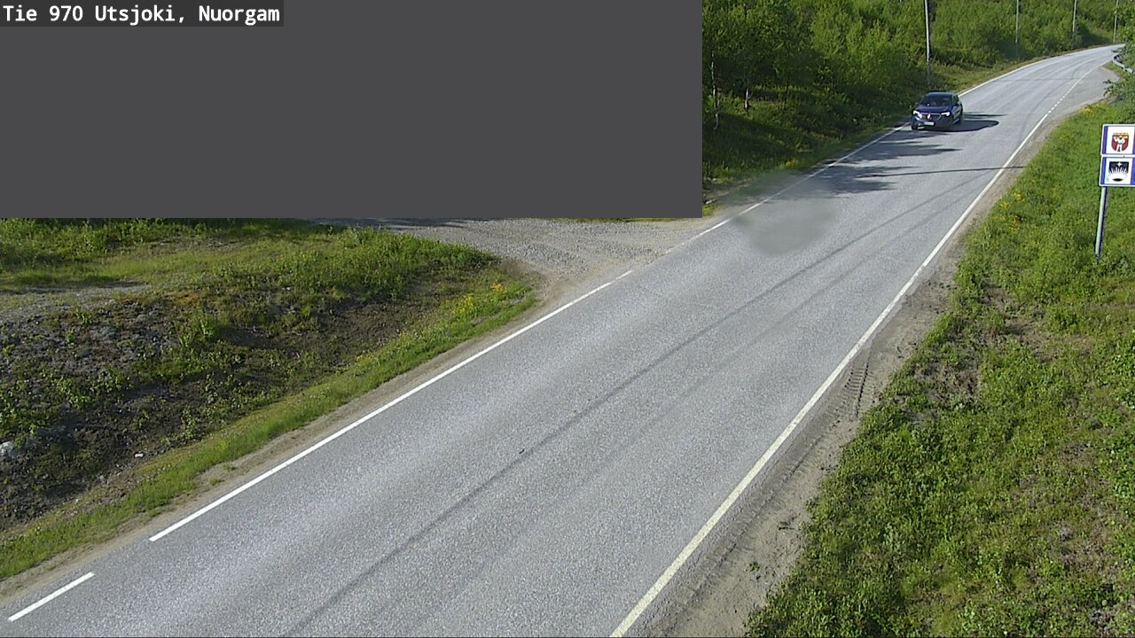 Weather Camera Image Väg 970 Utsjoki, Nuorgam, Utsjoki, Lappi