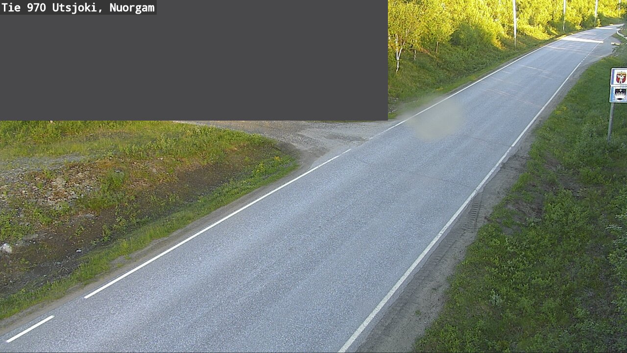Weather Camera Image Väg 970 Utsjoki, Nuorgam, Utsjoki, Lappi