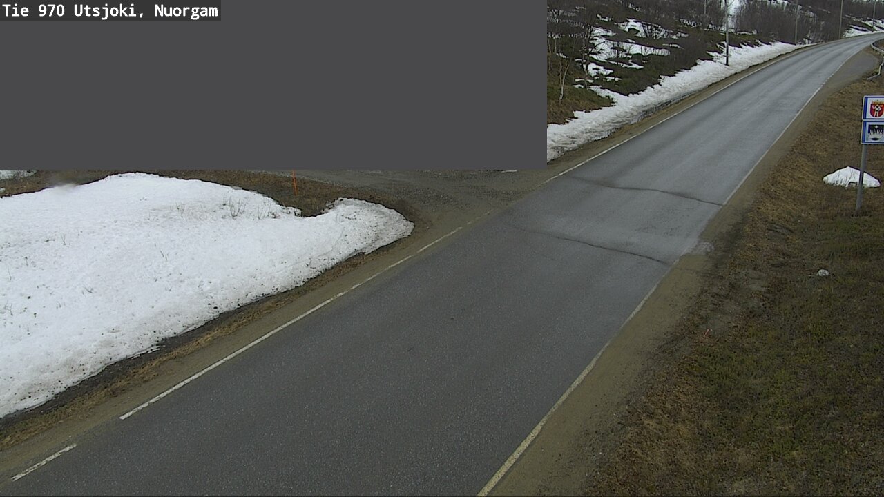 Weather Camera Image Väg 970 Utsjoki, Nuorgam, Utsjoki, Lappi