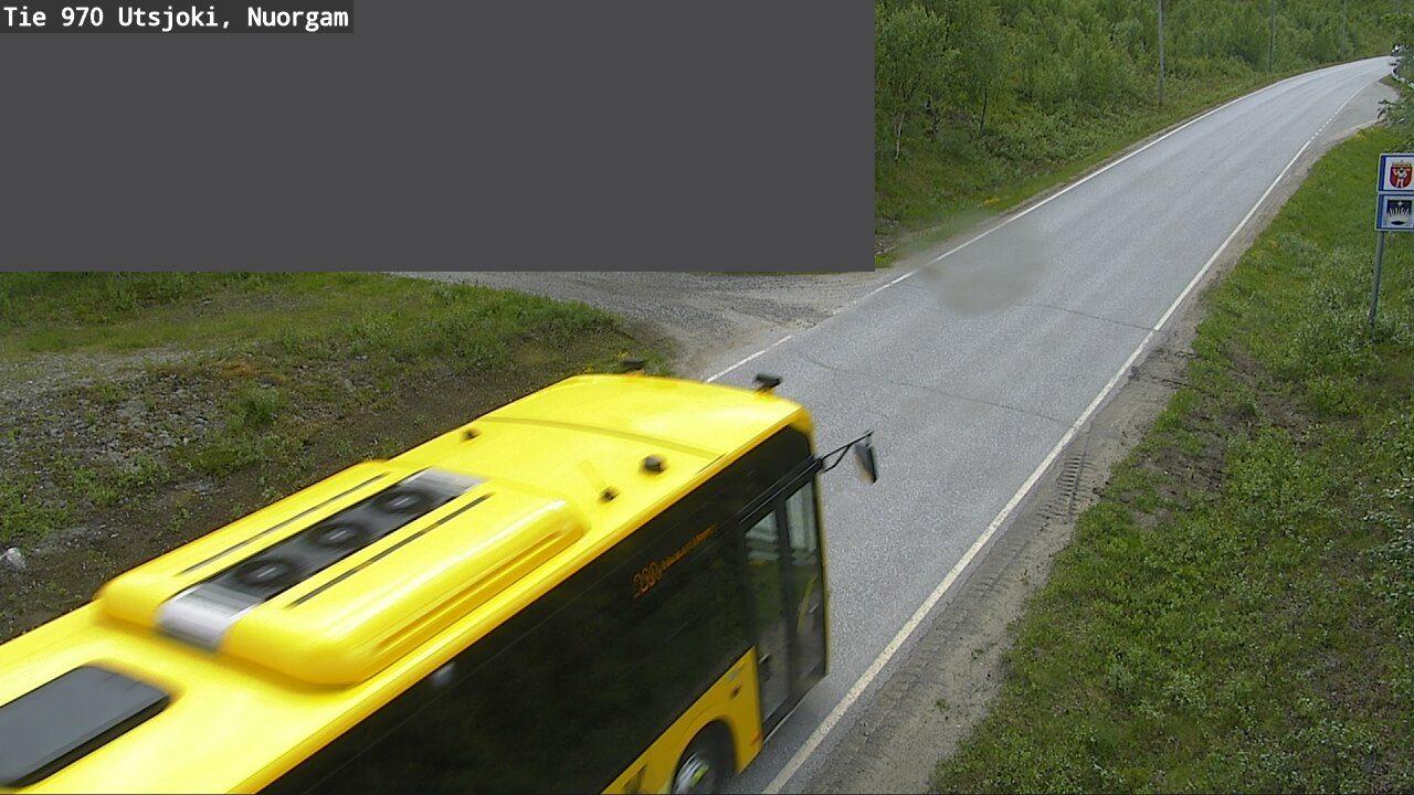 Weather Camera Image Väg 970 Utsjoki, Nuorgam, Utsjoki, Lappi