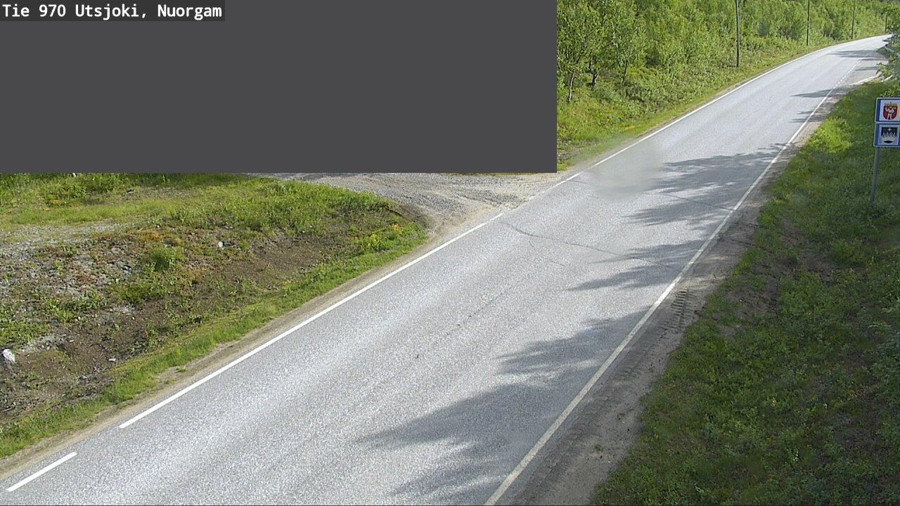 Weather Camera Image Väg 970 Utsjoki, Nuorgam, Utsjoki, Lappi