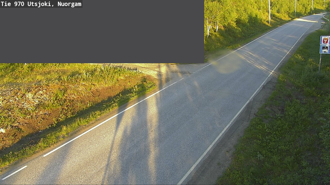 Weather Camera Image Väg 970 Utsjoki, Nuorgam, Utsjoki, Lappi