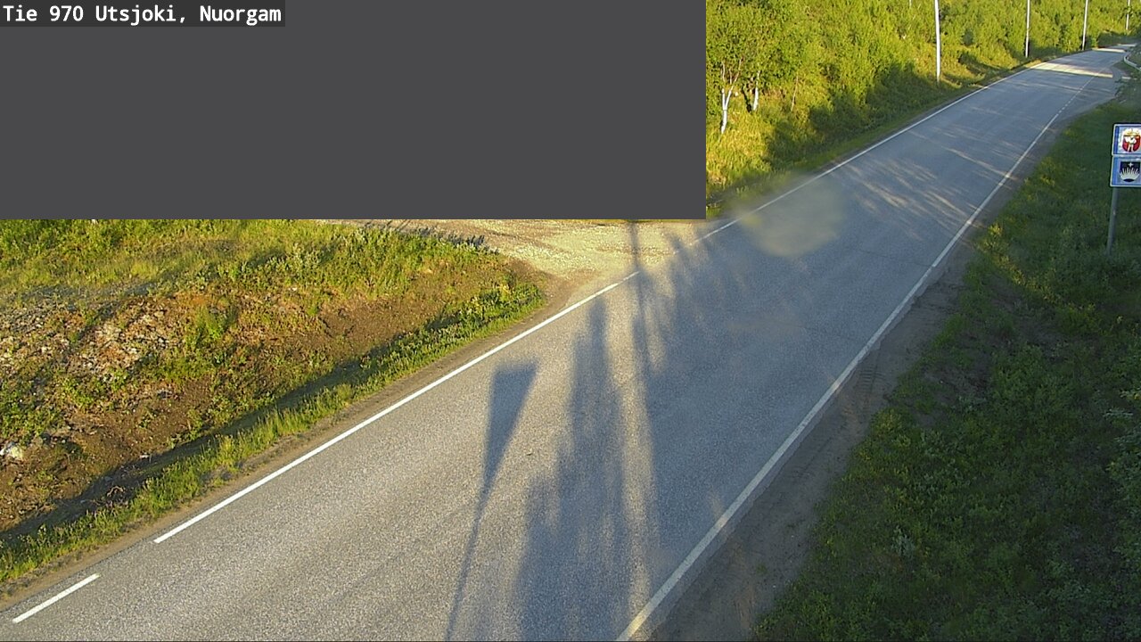 Weather Camera Image Väg 970 Utsjoki, Nuorgam, Utsjoki, Lappi