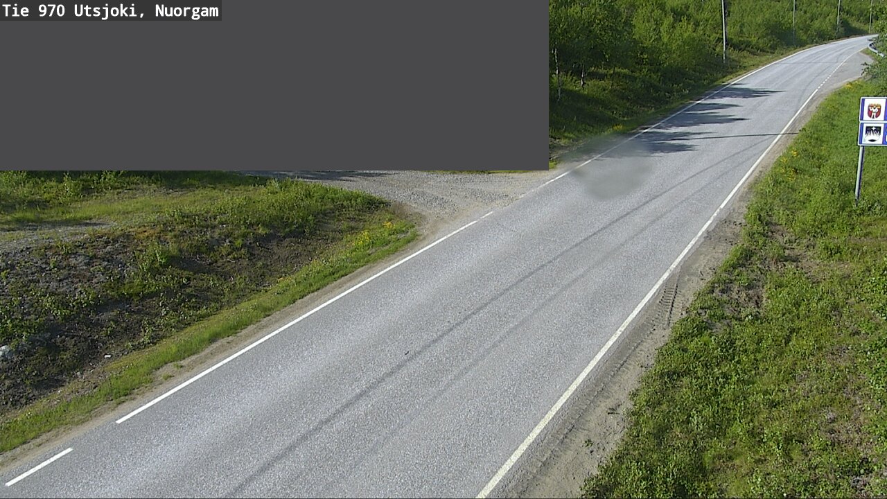 Weather Camera Image Väg 970 Utsjoki, Nuorgam, Utsjoki, Lappi