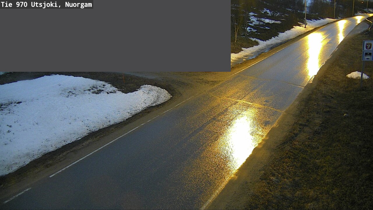 Weather Camera Image Väg 970 Utsjoki, Nuorgam, Utsjoki, Lappi