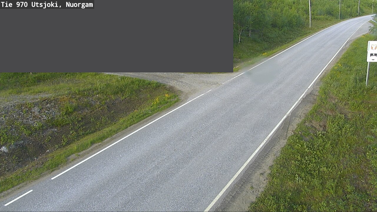 Weather Camera Image Väg 970 Utsjoki, Nuorgam, Utsjoki, Lappi