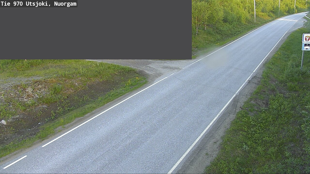 Weather Camera Image Väg 970 Utsjoki, Nuorgam, Utsjoki, Lappi