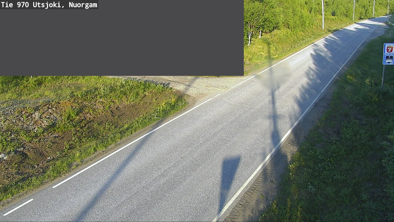 Weather Camera Image Väg 970 Utsjoki, Nuorgam, Utsjoki, Lappi