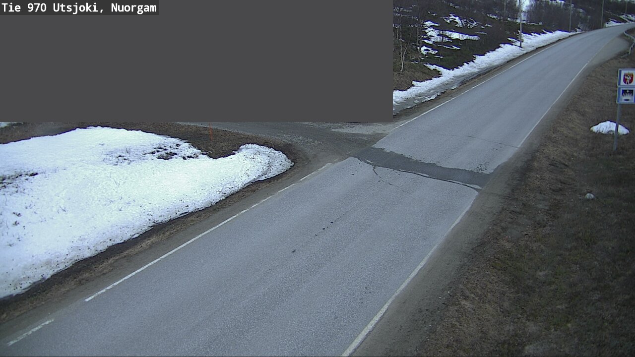 Weather Camera Image Väg 970 Utsjoki, Nuorgam, Utsjoki, Lappi
