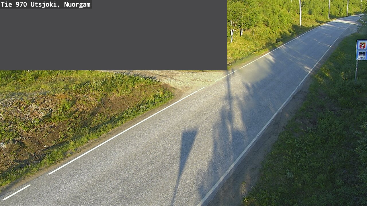 Weather Camera Image Väg 970 Utsjoki, Nuorgam, Utsjoki, Lappi