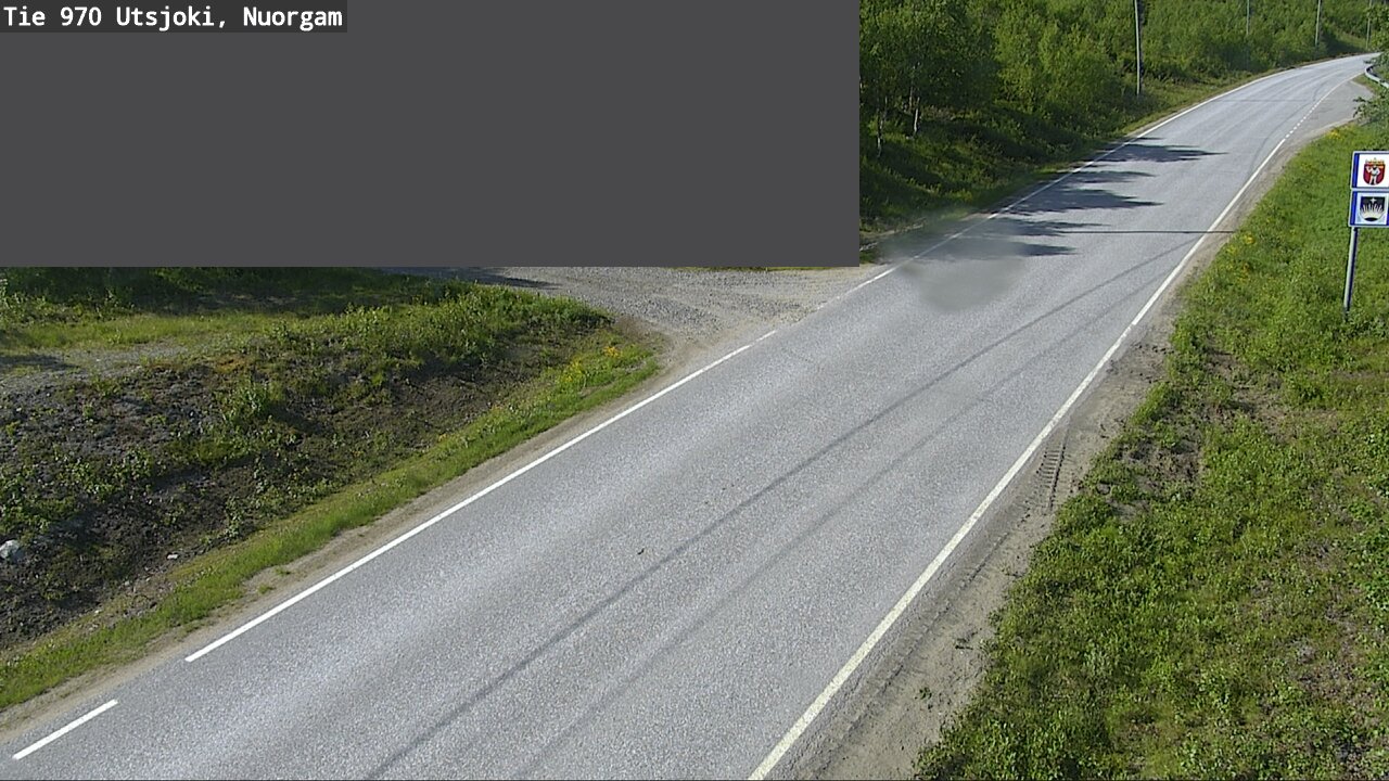 Weather Camera Image Väg 970 Utsjoki, Nuorgam, Utsjoki, Lappi