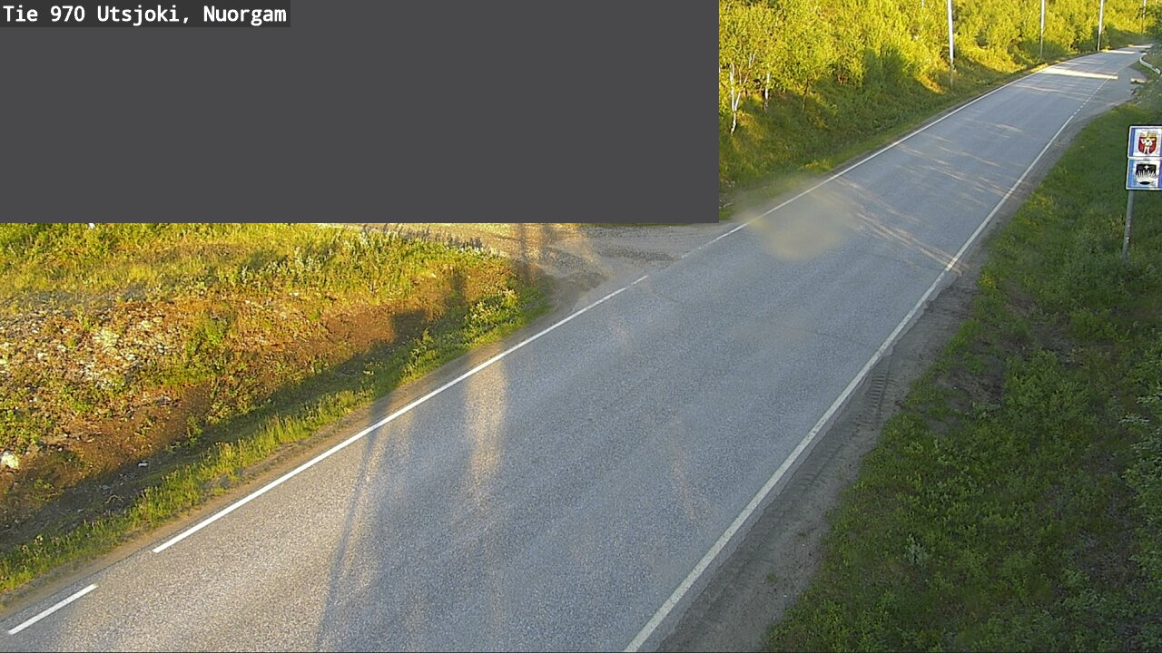 Weather Camera Image Väg 970 Utsjoki, Nuorgam, Utsjoki, Lappi