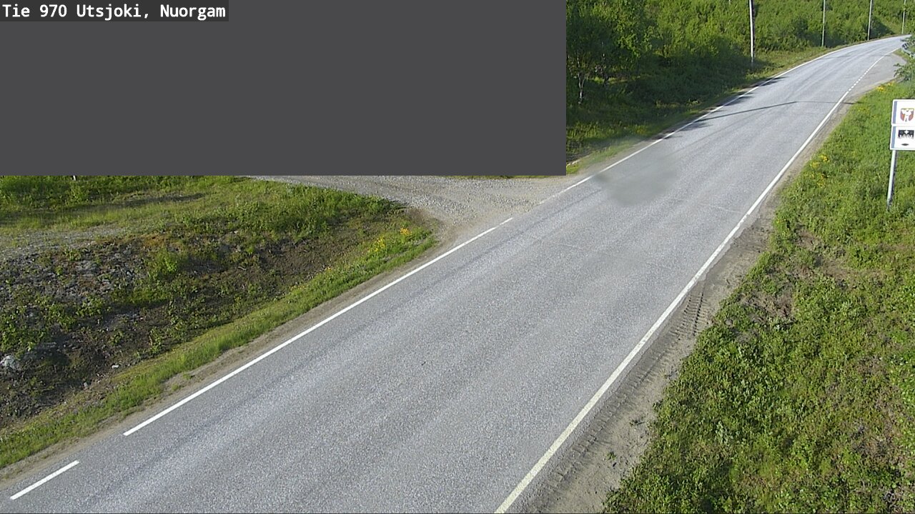 Weather Camera Image Väg 970 Utsjoki, Nuorgam, Utsjoki, Lappi