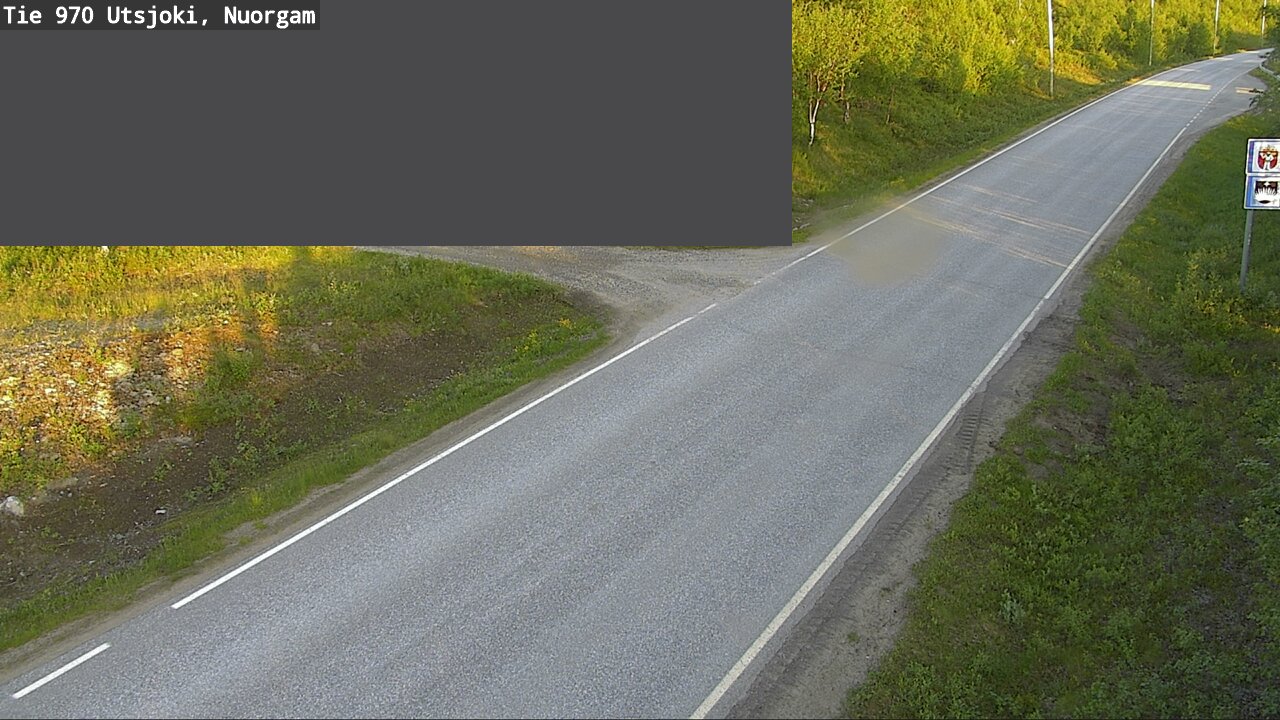 Weather Camera Image Väg 970 Utsjoki, Nuorgam, Utsjoki, Lappi