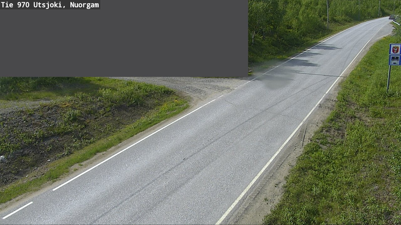 Weather Camera Image Väg 970 Utsjoki, Nuorgam, Utsjoki, Lappi
