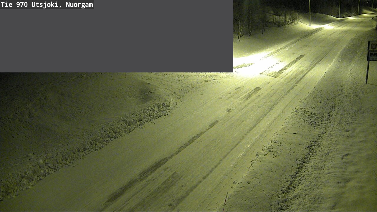 Weather Camera Image Väg 970 Utsjoki, Nuorgam, Utsjoki, Lappi