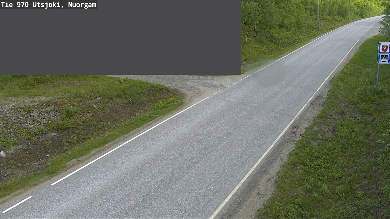 Weather Camera Image Väg 970 Utsjoki, Nuorgam, Utsjoki, Lappi