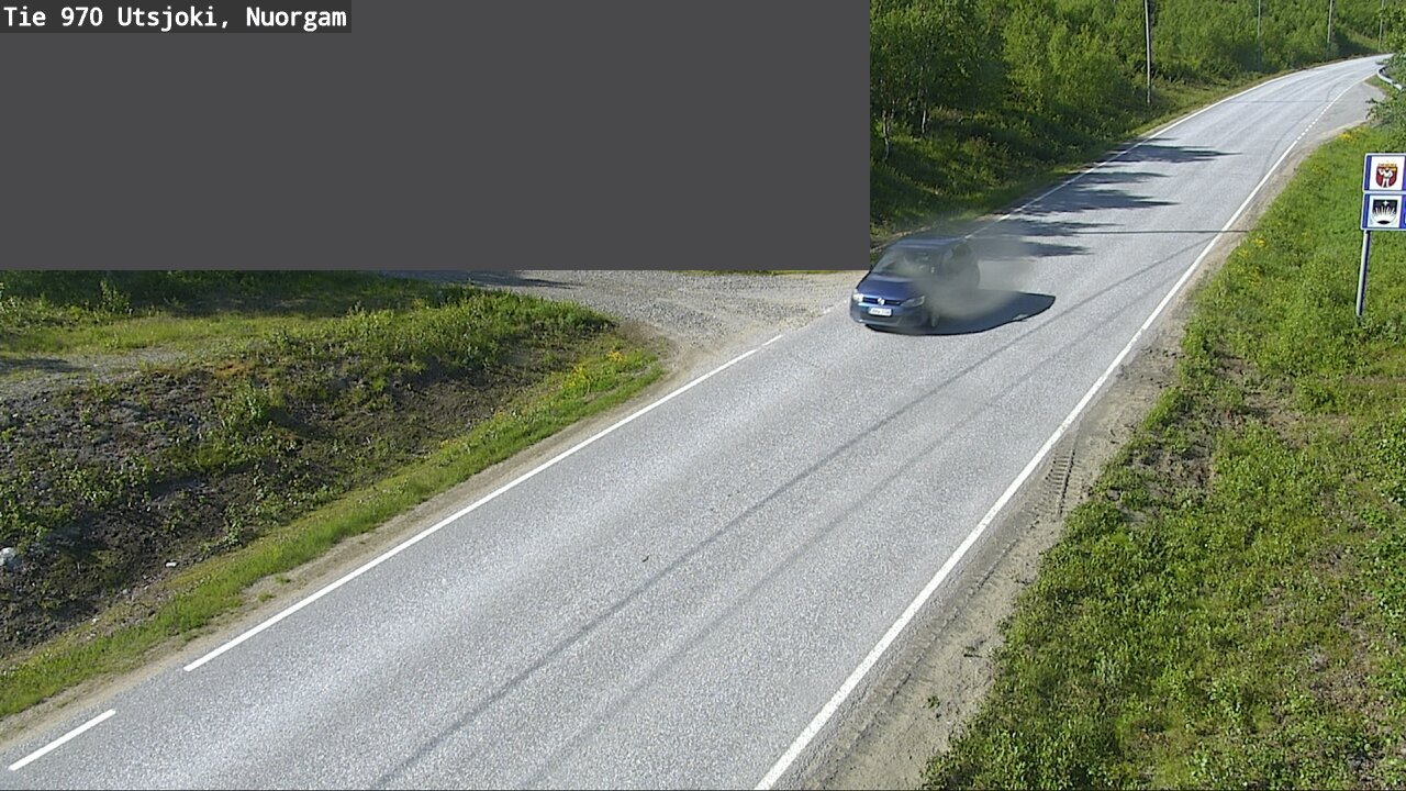 Weather Camera Image Väg 970 Utsjoki, Nuorgam, Utsjoki, Lappi