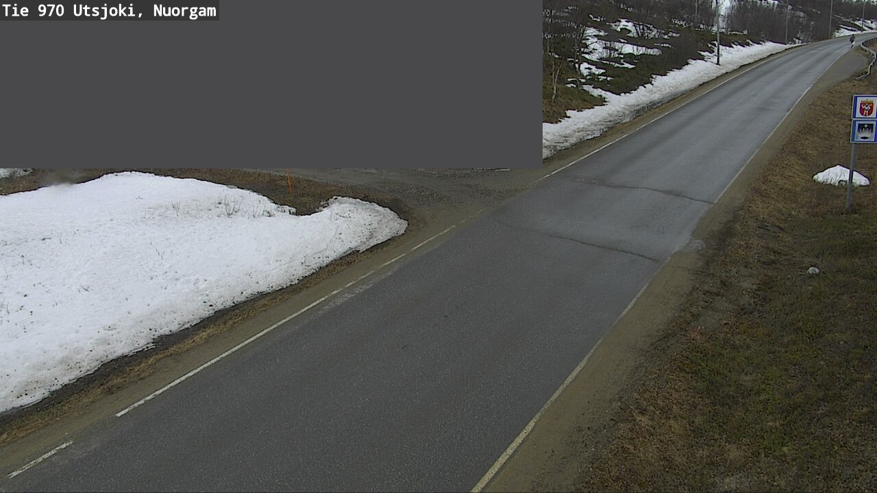 Weather Camera Image Väg 970 Utsjoki, Nuorgam, Utsjoki, Lappi