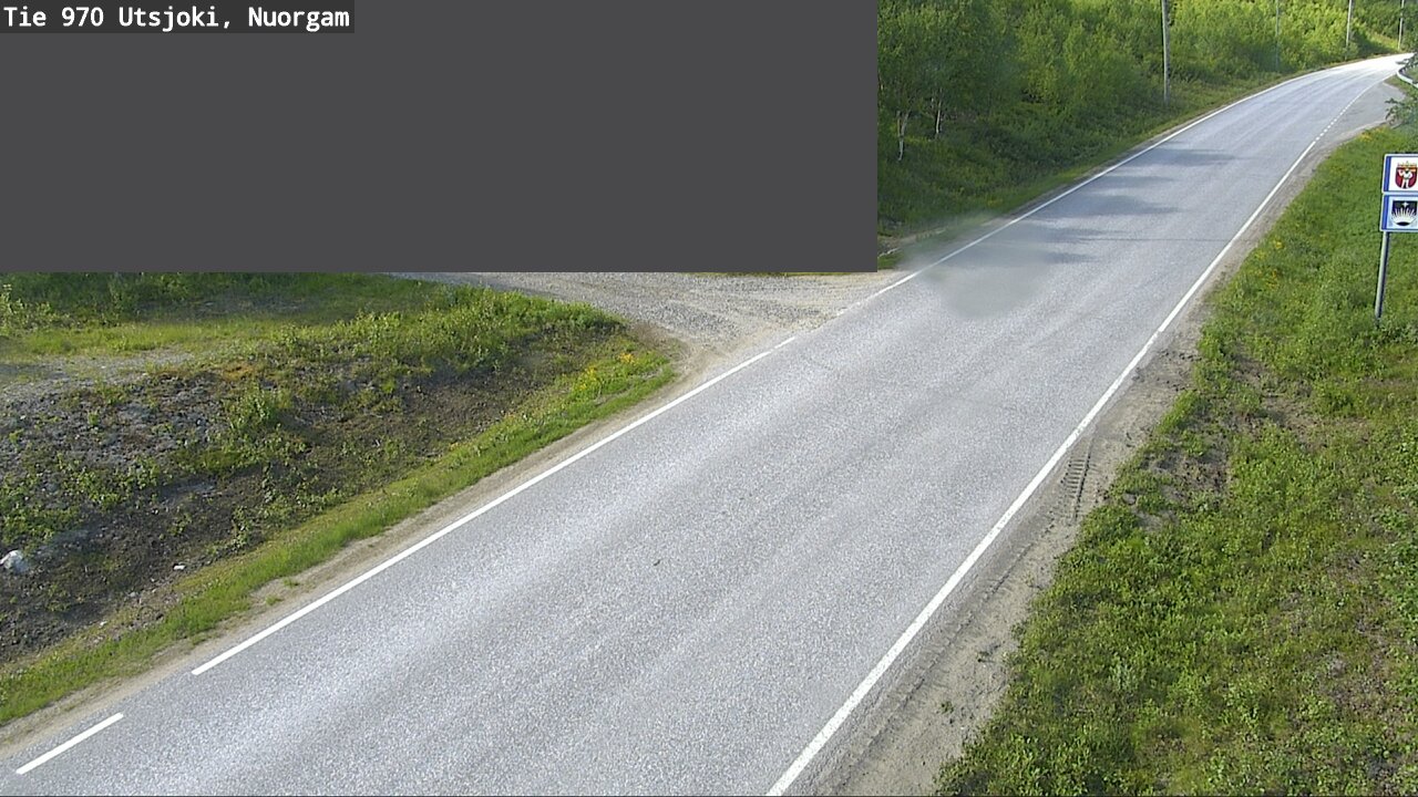 Weather Camera Image Väg 970 Utsjoki, Nuorgam, Utsjoki, Lappi