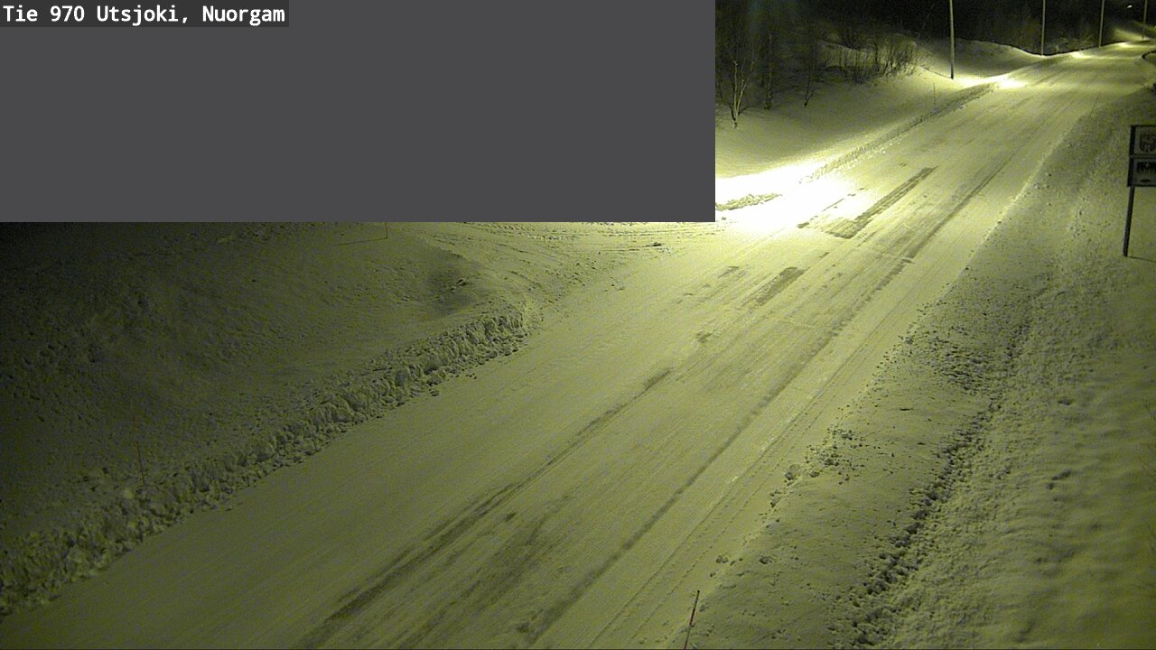 Weather Camera Image Väg 970 Utsjoki, Nuorgam, Utsjoki, Lappi
