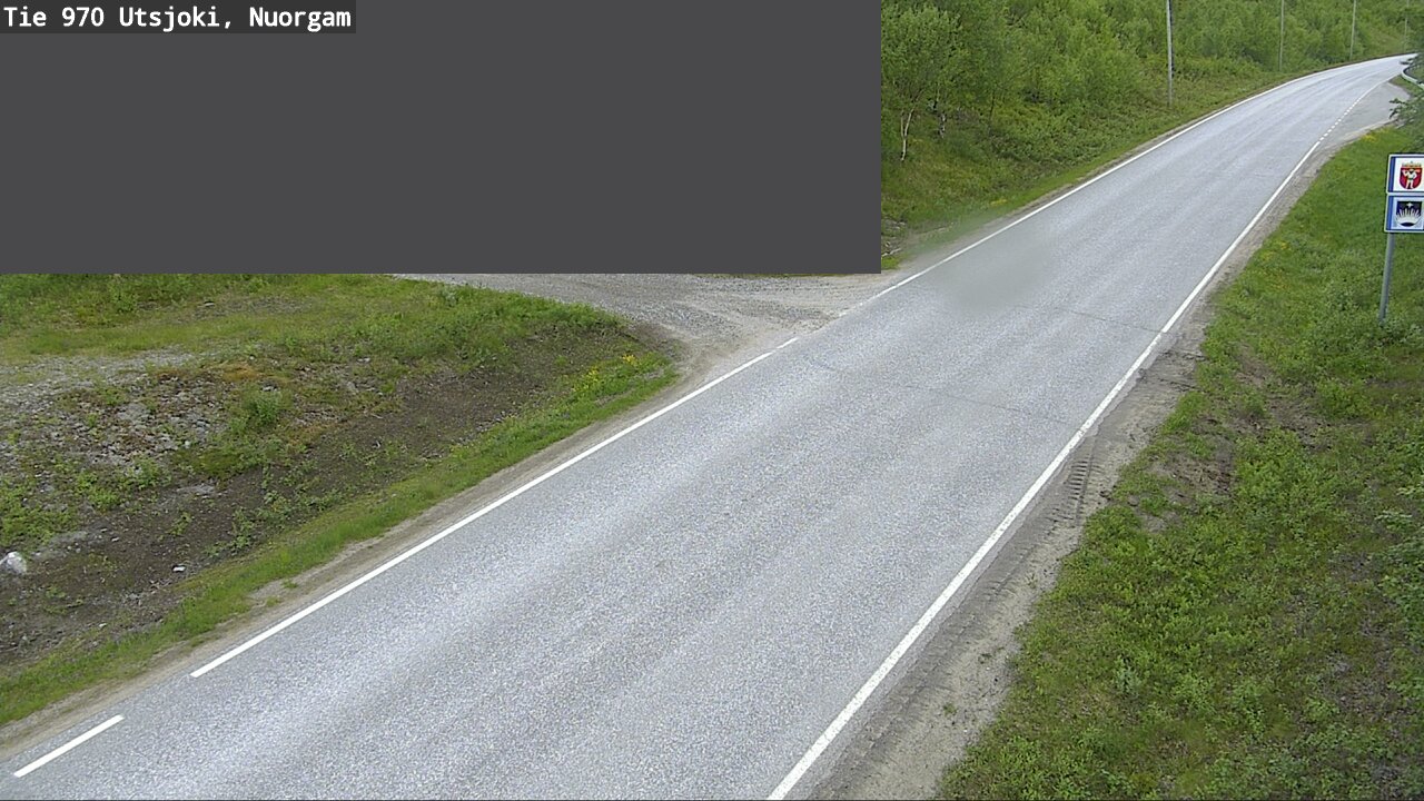 Weather Camera Image Väg 970 Utsjoki, Nuorgam, Utsjoki, Lappi