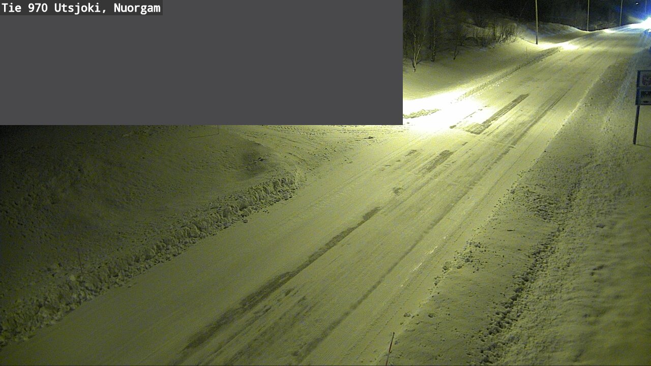 Weather Camera Image Väg 970 Utsjoki, Nuorgam, Utsjoki, Lappi